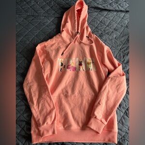 Girls’ TAYLOR Swift Light Pink Graphic Hoodie, size L